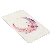 Roze halve maan met  bloemen magneet (Rechterzijde)