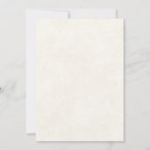 Roze Halve Maan met  Bloemen Wedding Save The Date (Achterkant)