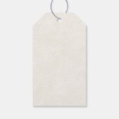 Roze Halve Maan Verjaardag Bedankt Cadeaulabel (Achterkant)