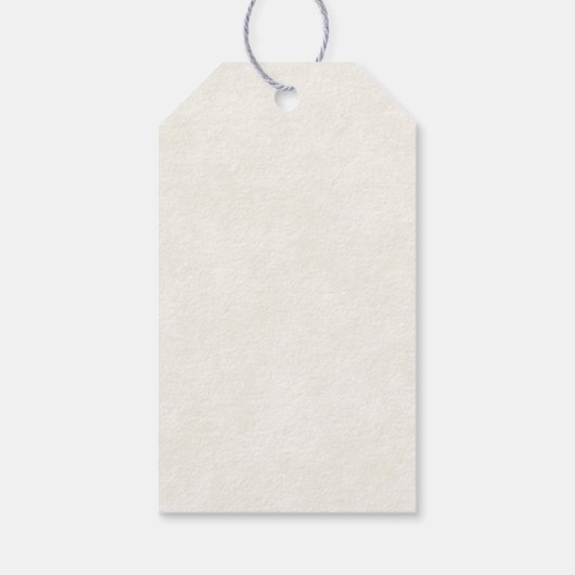 Roze Halve Maan Verjaardag Bedankt Cadeaulabel (Achterkant)