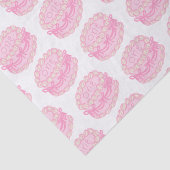 Roze Hand Getrokken Verjaardagstaart Bewerkbaar Ja Tissuepapier (Detail)