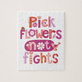 Roze Hand Lettered Positieve Quote Legpuzzel (Verticaal)