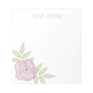 Roze handbediende Notitieblok van 5,5 x 6 inch - 4