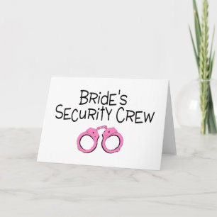 Roze Handcuffs van de Bemanning van de Veiligheid Kaart