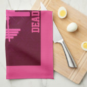 Roze handdoek, gym Towel, voor dames Theedoek (Quarter Fold)