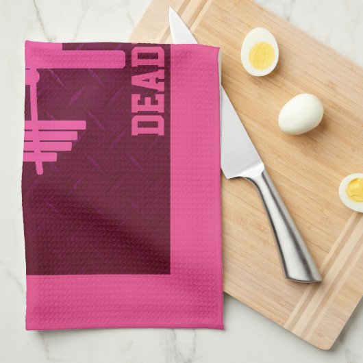 Roze handdoek, gym Towel, voor dames Theedoek (Quarter Fold)