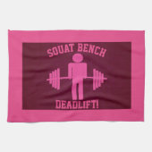 Roze handdoek, gym Towel, voor dames Theedoek (Horizontaal)