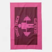 Roze handdoek, gym Towel, voor dames Theedoek (Verticaal)