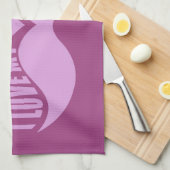 Roze handdoek met handdoek (Quarter Fold)