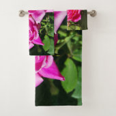 Roze handdoekset bad handdoek (Insitu)
