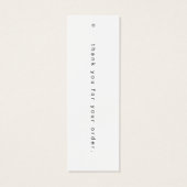 Roze handgemaakt met Love Hang Label Kaarten Mini Visitekaartjes (Achterkant)