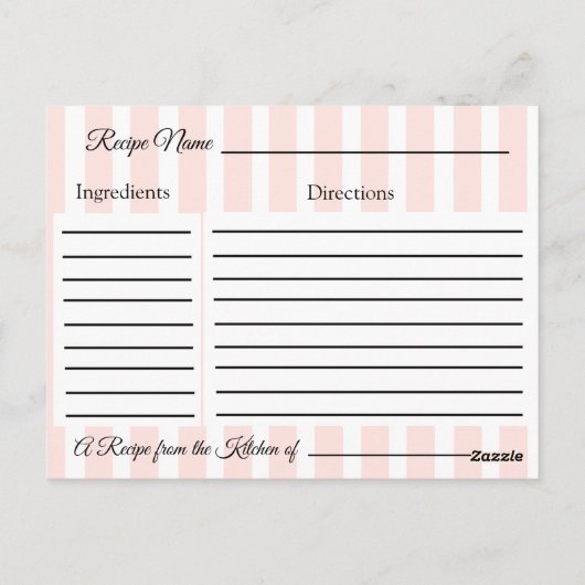 Roze handkoraal Blush roze Kaart (Achterkant)