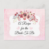 Roze handkoraal Blush roze Kaart (Voorkant)