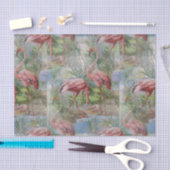 Roze handpalm mozaïekreefpapier tissuepapier (Craft)