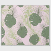 Roze handpalmpapier cadeaupapier (Vlak)