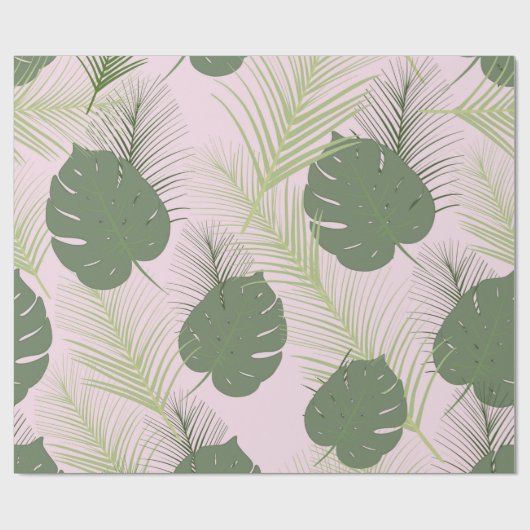 Roze handpalmpapier cadeaupapier (Vlak)