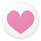 Roze handschoen hartdeur en trekknoppen van de lad keramische knop (Voorkant)