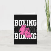 Roze handschoenen kaart (Voorkant)