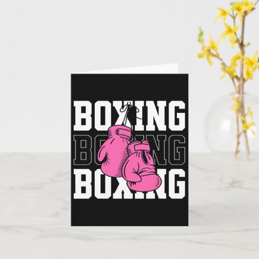 Roze handschoenen kaart (Gele Bloem)