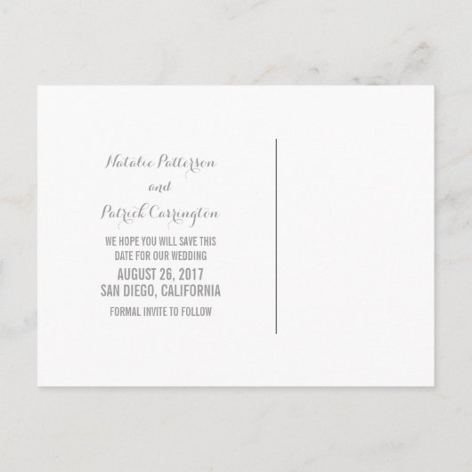 Roze handtekeningen opslaan het Briefkaart Datum (Achterkant)