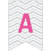 Roze Happy Barkday Bunting Banner Wiener Dog (Derde vlag)