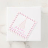 Roze Happy Birthday Pet Gift Labels (In situ)