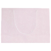 Roze Happy Birthday Wildflowers Patroon Groot Cadeauzakje (Achterkant)