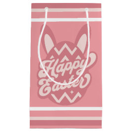 Roze Happy Paaster Bunny Klein Cadeauzakje