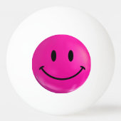 Roze Happy Ping Pong Ball (Voorkant)