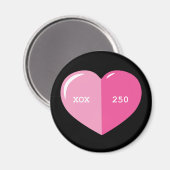 Roze Harde pil Capsule Magneet (Voorkant / Achterkant)