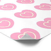 Roze hardeschrapbook of Poster achtergrond textuur (Hoek)