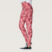 Roze hardloop Amaryllis luxe geschenken voor mama Leggings (Links)