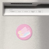 Roze hardloopschoenen magneet (Insitu (Vaatwasser))
