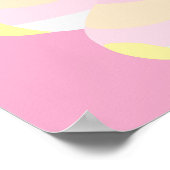Roze hardloopschoenen poster (Hoek)