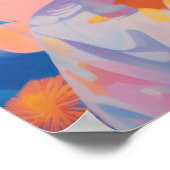 Roze haren: de essentie van vrouwelijkheid poster (Hoek)