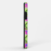 roze harige groene diamanten Case-Mate iPhone case (Achterkant/rechts)