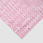 Roze Harlekijnpatroon Tissuepapier (Detail)