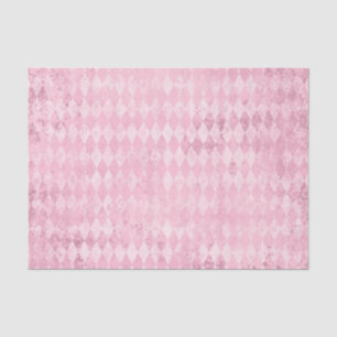 Roze Harlekijnpatroon Tissuepapier
