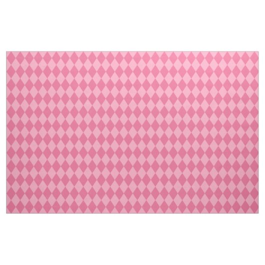 Roze Harlequin Diamond Pattern Stof (Fat Quarter)