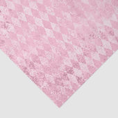 Roze Harlequin Pattern Tissuepapier (Detail)