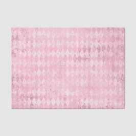 Roze Harlequin Pattern Tissuepapier
