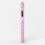 roze hart abstract op gingham Case-Mate iPhone case (Achterkant/rechts)