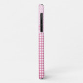 roze hart abstract op gingham Case-Mate iPhone case (Achterkant/links)
