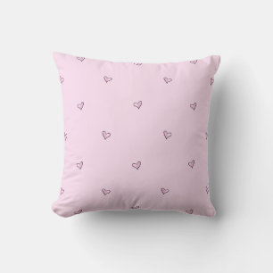 Roze hart baby meisje nursery kussen