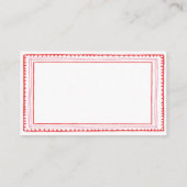 Roze Hart Baby shower Display Douche Informatiekaartje (Achterkant)