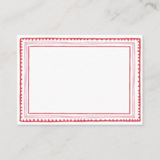 Roze Hart Baby shower Wrap in Clear Informatiekaartje (Achterkant)