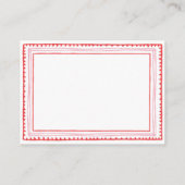 Roze Hart Baby Shower Wrap In Helder Informatiekaartje (Achterkant)