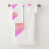 roze hart bad handdoek (Insitu)