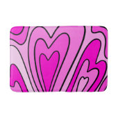 Roze hart badmat (Voorkant)