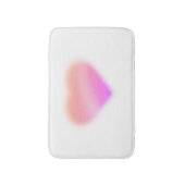 roze hart badmat (Voorkant Verticaal)